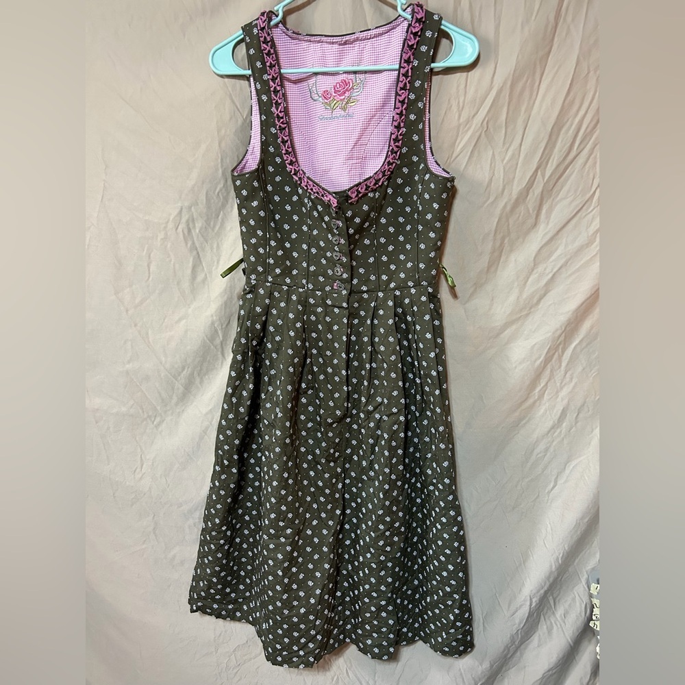 Stockerpoint green with balcony and peplum sweet dirndl  size 36